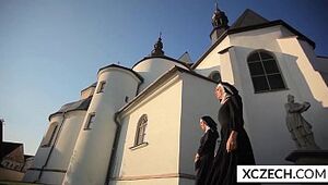 Super-naughty porn with cathlic nuns and monster - Tittyholes - XCZECH.com