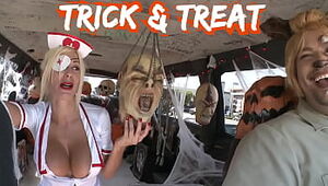 BANGBROS - Halloween Off the hook With Puma Swede On The Bang Bus #FBF